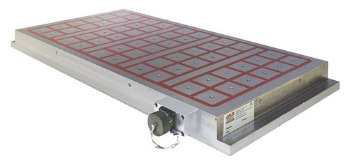 Placa magnética electropermanente - 1000 x 500 mm | SERIE AD - JAS MAGNETICS, S.L. - rectangular / para fresado