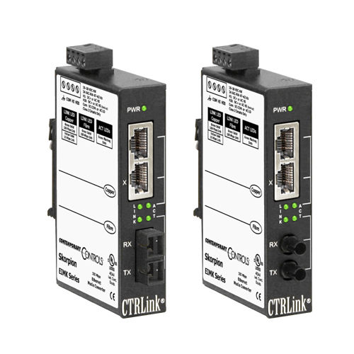 Convertidor de medios - EIMK series - Contemporary Controls GmbH - Ethernet / de fibras ópticas / monomodo/multimodo