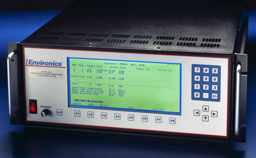 Calibrador para analizador de aire - Series 9100 - Environics - para rack 19" / multipunto