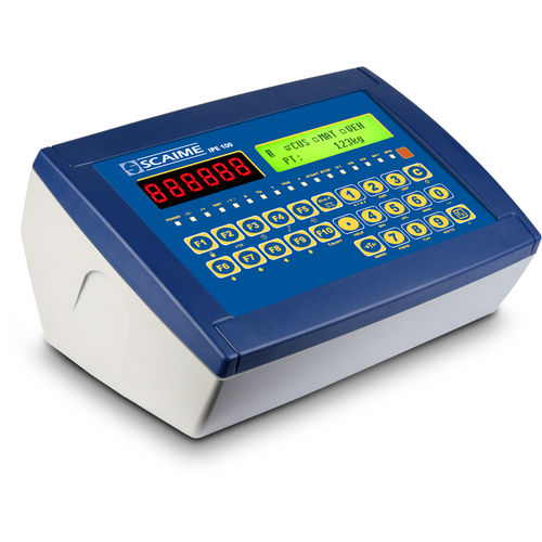 Terminal de pesaje digital - IPE100 PLBOX - SCAIME - con visualizador led / benchtop / empotrable