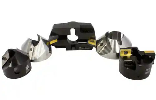 Portaherramienta para mecanizado - 010007080 - DWT GmbH - radial / 2 mordazas