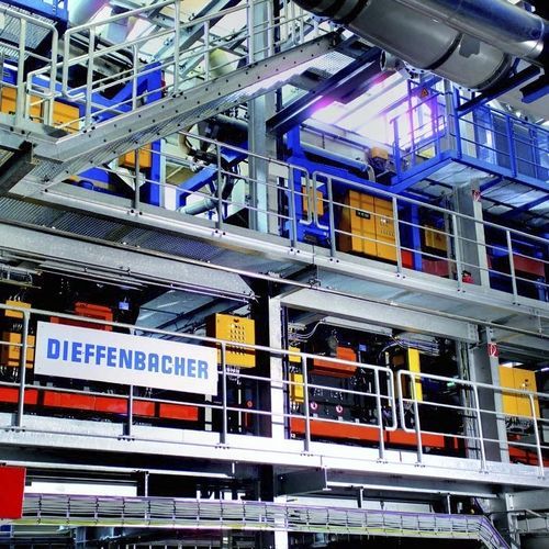 Máquina tendedora de tela automática - PB - Dieffenbacher