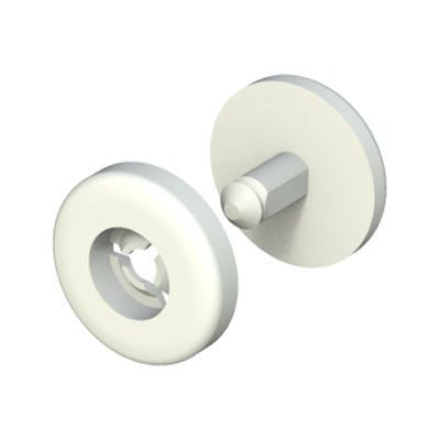Remache de cabeza plana - MRBM - ISC PLASTIC PARTS - de cabeza redonda / de plástico