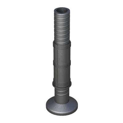 Pie de máquina - LJXF - ISC PLASTIC PARTS - de ABS / reglable