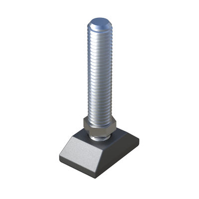 Pie de máquina - LHVKA - ISC PLASTIC PARTS - de poliamida / de acero zincado / reglable