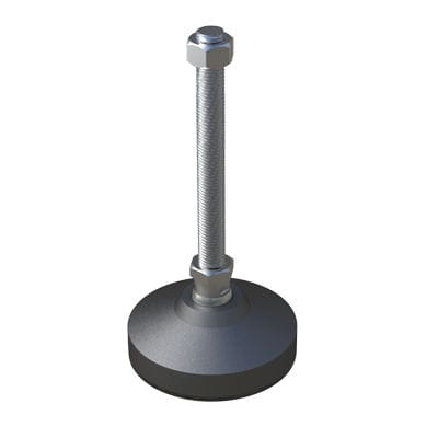 Pie de máquina - JTPP - ISC PLASTIC PARTS - de poliamida / de acero inoxidable / de acero zincado