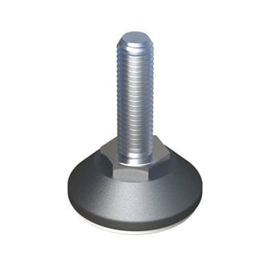 Pie de máquina - LHVF - ISC PLASTIC PARTS - de acero / de polipropileno / reglable
