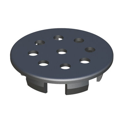 Tapón redondo - MTVV - ISC PLASTIC PARTS - macho / de nailon / de poliamida