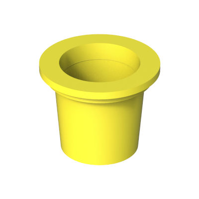 Tapón redondo - LHUT - ISC PLASTIC PARTS - macho / de polietileno de baja densidad (PEBD) / de protección