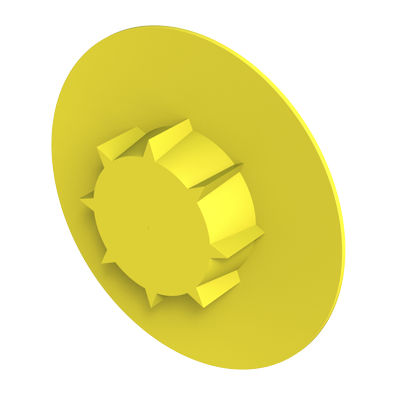 Tapón redondo - DEF - ISC PLASTIC PARTS - macho / de polietileno de baja densidad (PEBD) / de protección