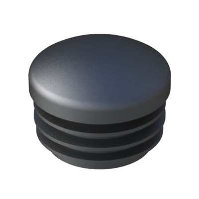 Tapón redondo - LSL - ISC PLASTIC PARTS - aletado / macho / de polietileno de baja densidad (PEBD)