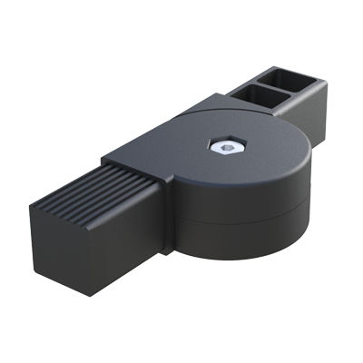 Conexión pivotante para ensamblaje de perfiles - THCLQ - ISC PLASTIC PARTS