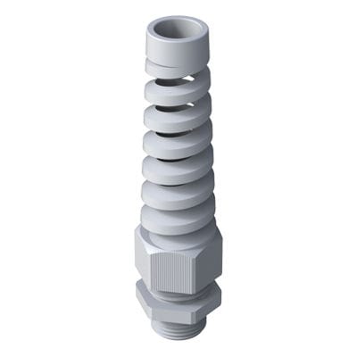 Prensaestopas de poliamida - PRPRF - ISC PLASTIC PARTS - IP68 / con protector espiral flex