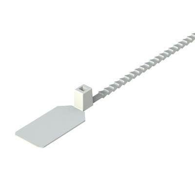 Sujetacables de poliamida - MBY - ISC PLASTIC PARTS - con porta-etiquetas / reutilizable