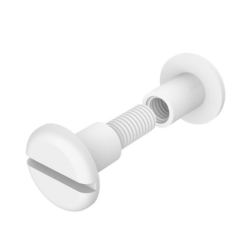 Remache de cabeza abombada - MARGE - ISC PLASTIC PARTS - de nailon / negro / blanco