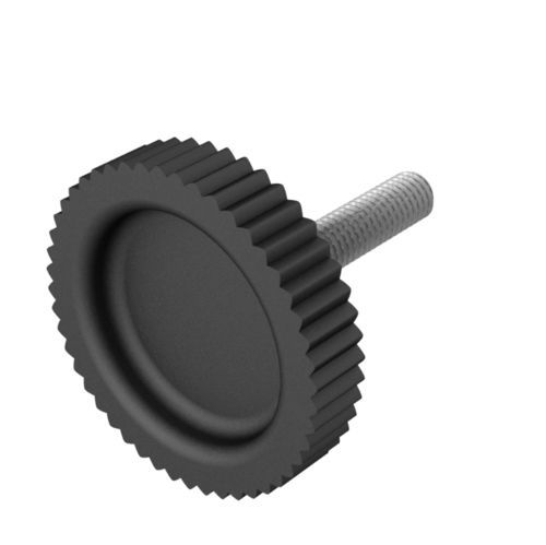 Rosca moleteada - AKKM - ISC PLASTIC PARTS - redonda / de polipropileno / de PP