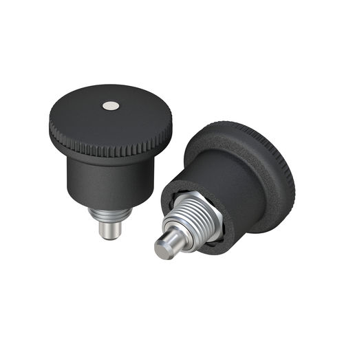 Perno de trincado - CAO - ISC PLASTIC PARTS - de acero inoxidable / de poliamida / moleteado