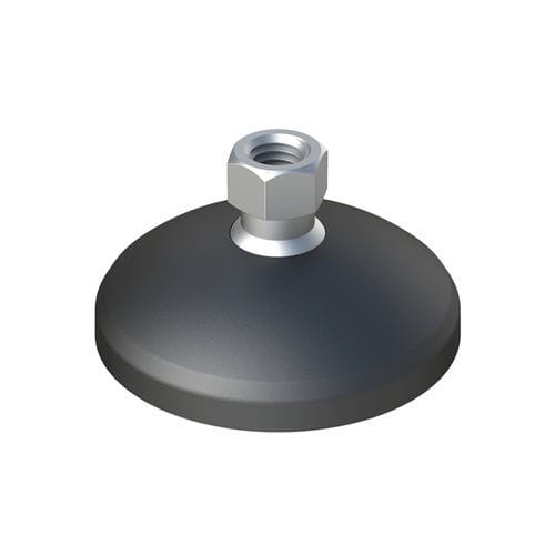 Pie de máquina - LKBAE - ISC PLASTIC PARTS - de caucho / de poliamida / de acero