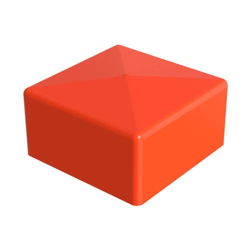 Capuchón cuadrado - VCRD - ISC PLASTIC PARTS - de PVC / moldeado