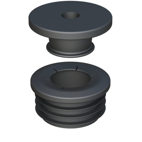 Capuchón de extremo press fit - LIOP - ISC PLASTIC PARTS - redondo / de PEAD / de POM