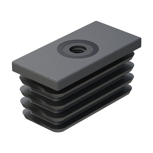 Inserto roscado - VOR - ISC PLASTIC PARTS - de poliamida / rectangular / cuadrado