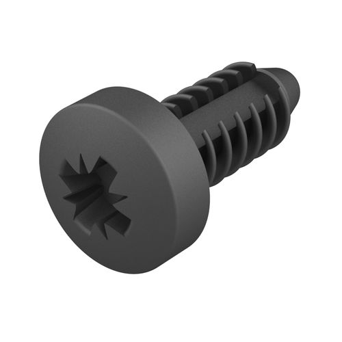 Remache de cabeza cilíndrica - FBA - ISC PLASTIC PARTS - de nailon / roscado