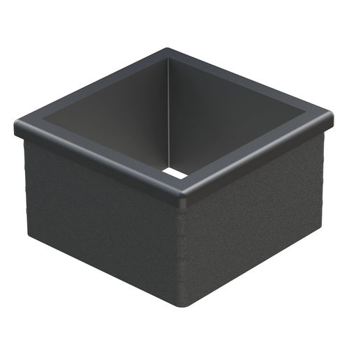 Inserto roscado - LEM  - ISC PLASTIC PARTS - de polietileno / de polietileno de baja densidad (PEBD) / rectangular