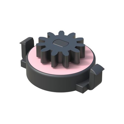 Amortiguador rotativo - TBG - ISC PLASTIC PARTS - de fluido / para la industria del automóvil / de simple efecto