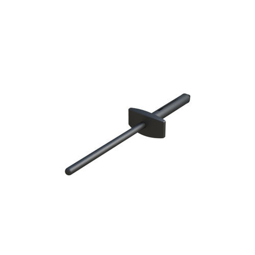 Remache remachable - MRI - ISC PLASTIC PARTS - de cabeza plana / de nailon / de rotura de vástago