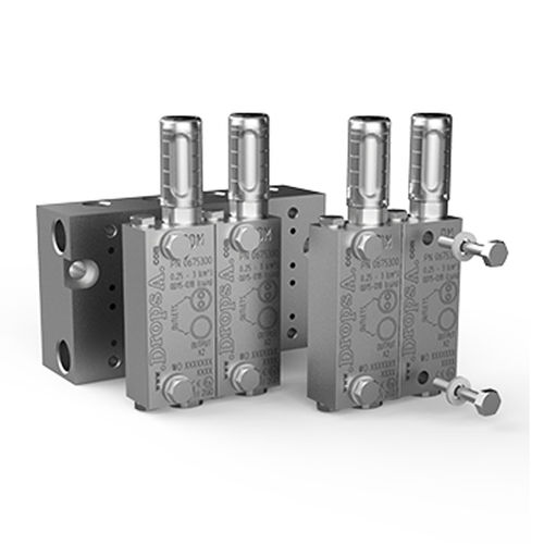 Válvula dosificadora - DM  - Dropsa spa - monobloque / para sistema de lubricación / impelente