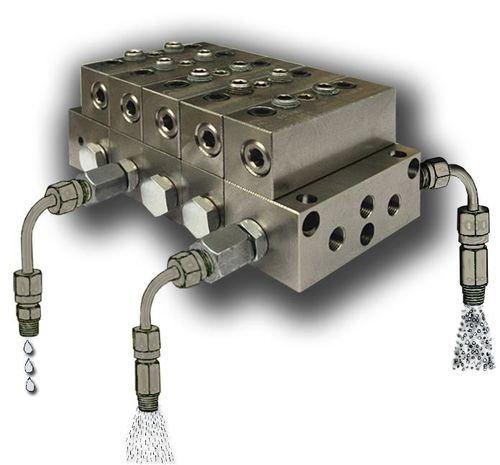 Distribuidor progresivo de lubricante - SMX - Dropsa spa - modulable / para sistema de lubricación centralizada