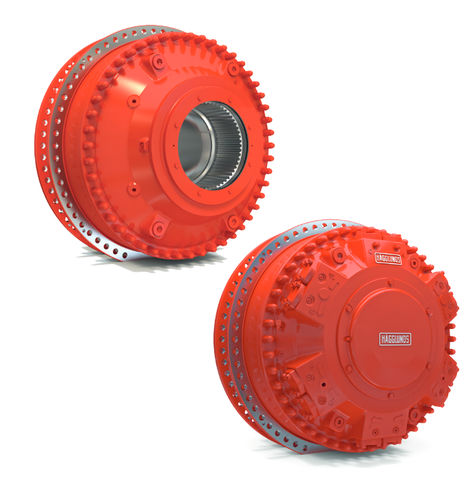 Motor hidráulico de pistón radial - Hägglunds CBm - Bosch Rexroth Hägglunds - de alto par / con estriado / con acoplamiento de ejes