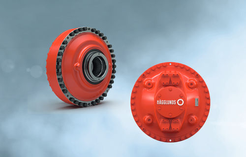 Motor hidráulico de pistón radial - Hägglunds Quantum - Bosch Rexroth Hägglunds - de alto par / con estriado / con acoplamiento de ejes