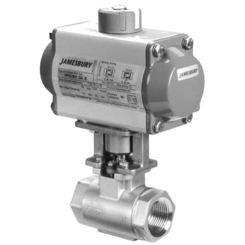 Válvula de bola - Eliminator™ series - Metso Automation - de cierre / de corte / roscada