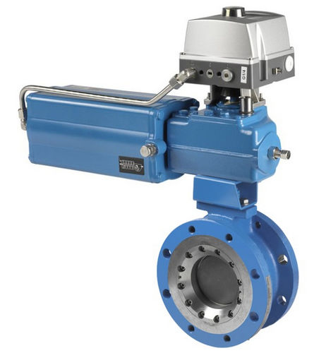 Válvula de mariposa - Neles® L6 series - Metso Automation - de triple excentricidad / de alta eficacia