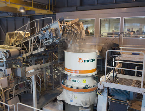 Machacadora de cono - Nordberg® GP series - Metso Automation - estacionaria