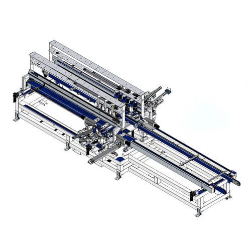 Ensambladora semiautomática - AM3 - Panotec - de puerta y ventana / para mueble / flexible