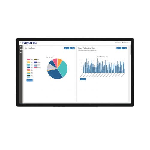 Software de gestión de fabricación - WEB REPORT - Panotec - de seguimiento de la producción / para la industria del embalaje / para línea de embalaje