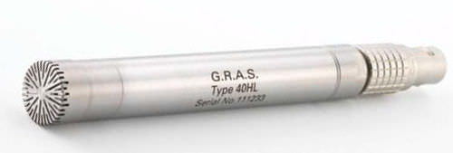 Micrófono de medición - 900 mV/Pa, 6 – 16 000 Hz | 40HL - G.R.A.S. Sound & Vibration - de polarización externa / de condensador / con preamplificador TEDS integrado