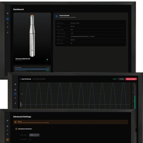 Software de supervisión - Microtech Gefell GmbH - adquisición y análisis de datos / de adquisición de datos / para prueba