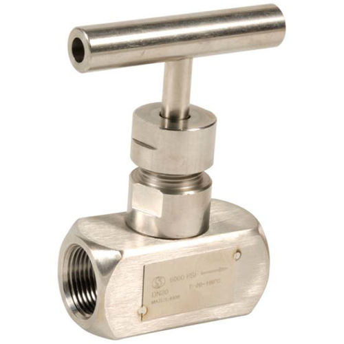 Válvula de aguja - 487 series - SFERACO - manual / hembra-hembra / monobloque