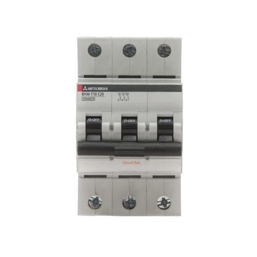 Disyuntor magnetotérmico - BH series - MITSUBISHI Automation - contra cortocircuitos / para sobrecargas / de corriente residual