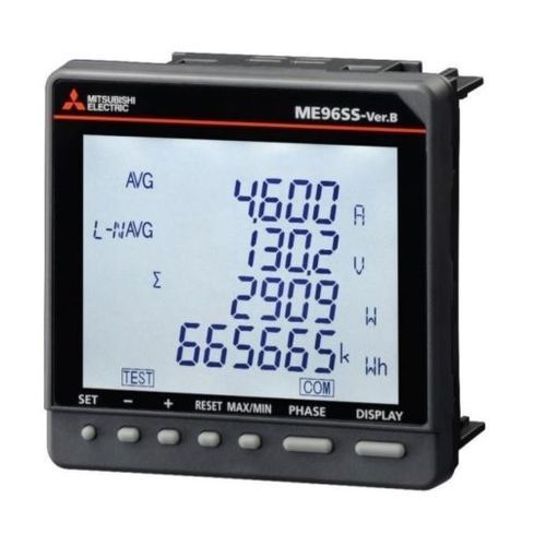 Contador de energía eléctrica monofásico - ME96SS series - MITSUBISHI Automation - enchufable / para montaje sobre panel / salida de impulsos