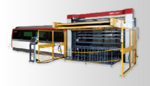 Sistema de automatización de procesos - LASORTING - MITSUBISHI Automation - para máquina de corte