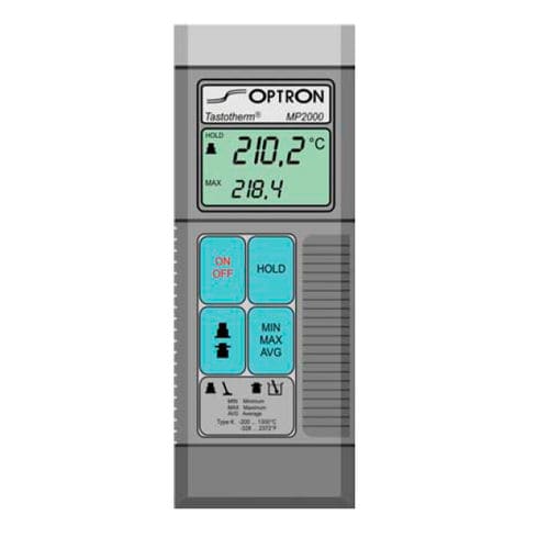Termómetro de termopar - MP2000 - Optron - con pantalla LCD / °C / K