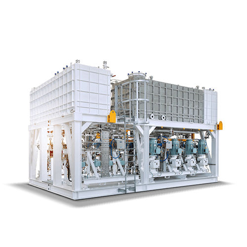 Mezclador-dosificador de aceite - LEWA GmbH - de gas / para productos químicos / volumétrico