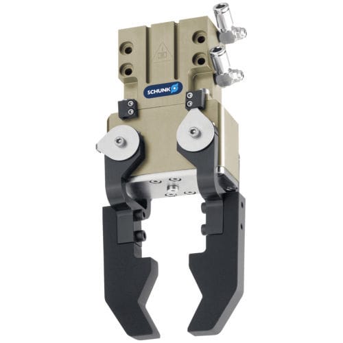 Pinza de prensión neumática - DRG - SCHUNK SE & Co. KG - angular 180° / de 2 mandíbulas / para piezas