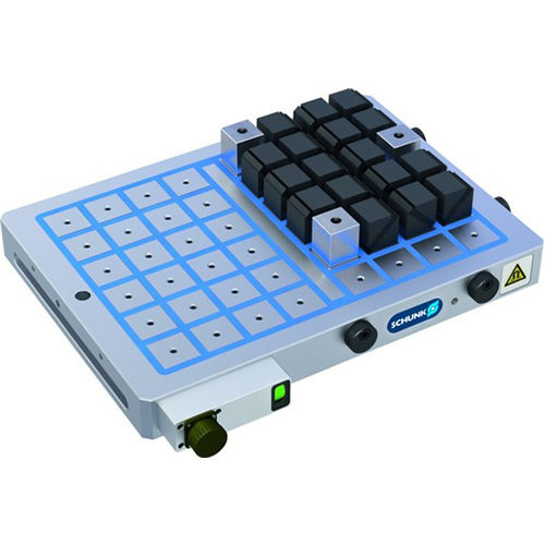 Placa magnética rectangular - MAGNOS MFRS - SCHUNK SE & Co. KG - para fresado / para centro de mecanizado / para máquinas