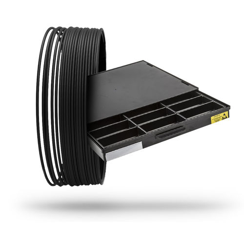 Filamento de ABS para impresora 3D - ABS ESD - TreedFilaments - 1,75 mm / negro / a prueba de choques