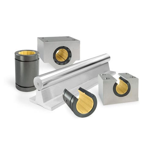 Casquillo de guiado de polímero - PL series - Thomson Industries, Inc. - liso / sellado / abierto